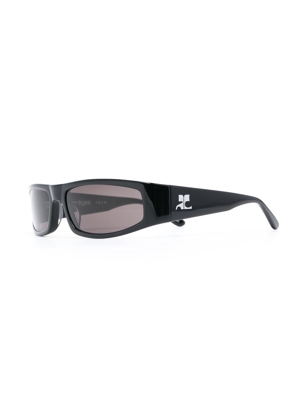 Image 2 of Courrèges tinted rectangle-frame sunglasses