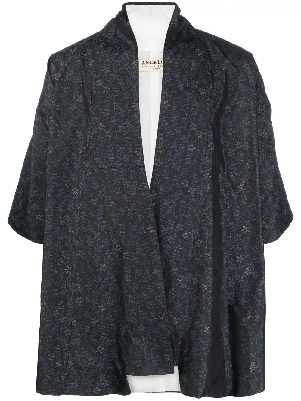 

A.N.G.E.L.O. Vintage Cult 1970s floral-print kimono jacket - Blue