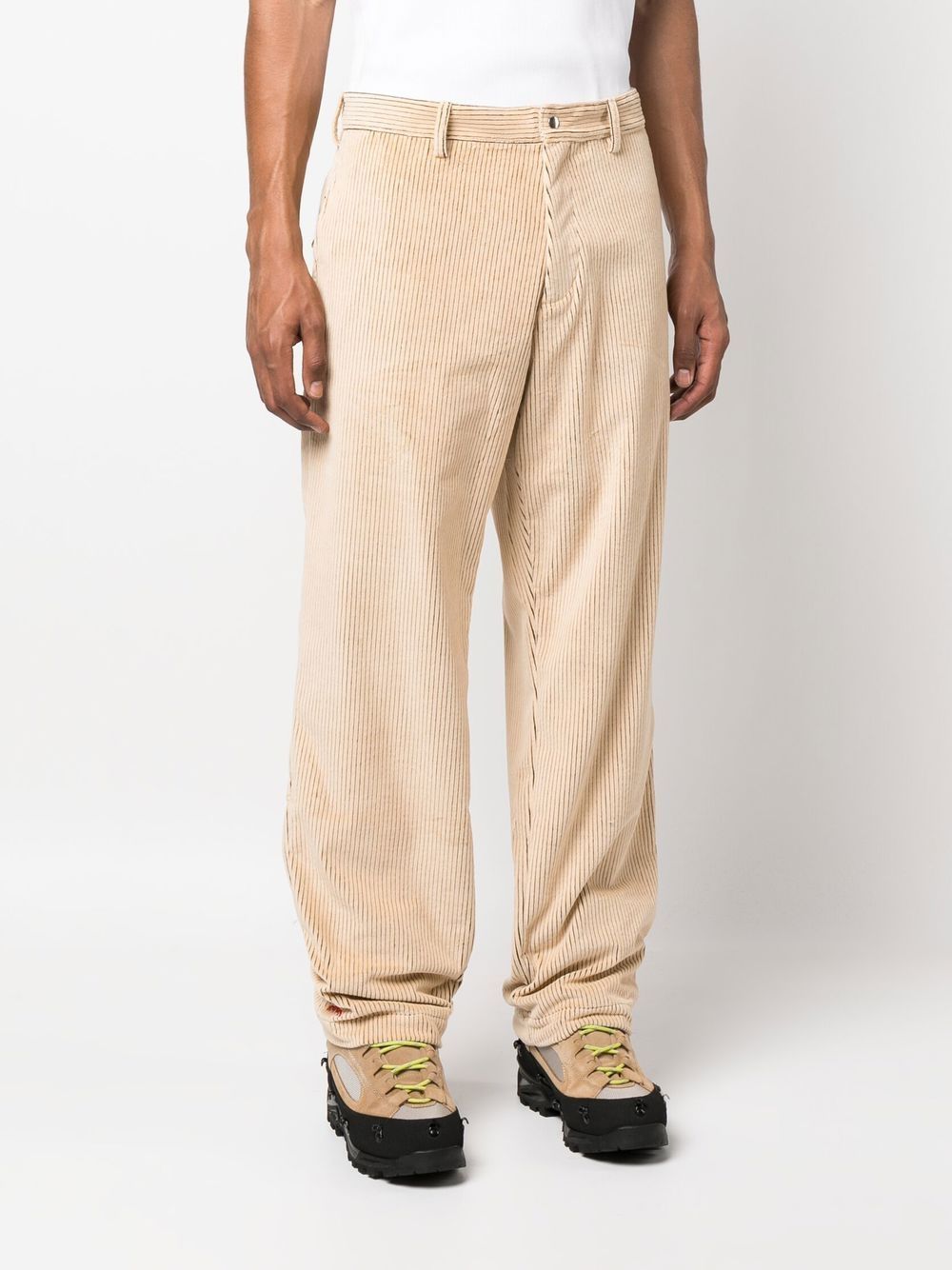 CORDUROY STRAIGHT-LEGGED TROUSERS