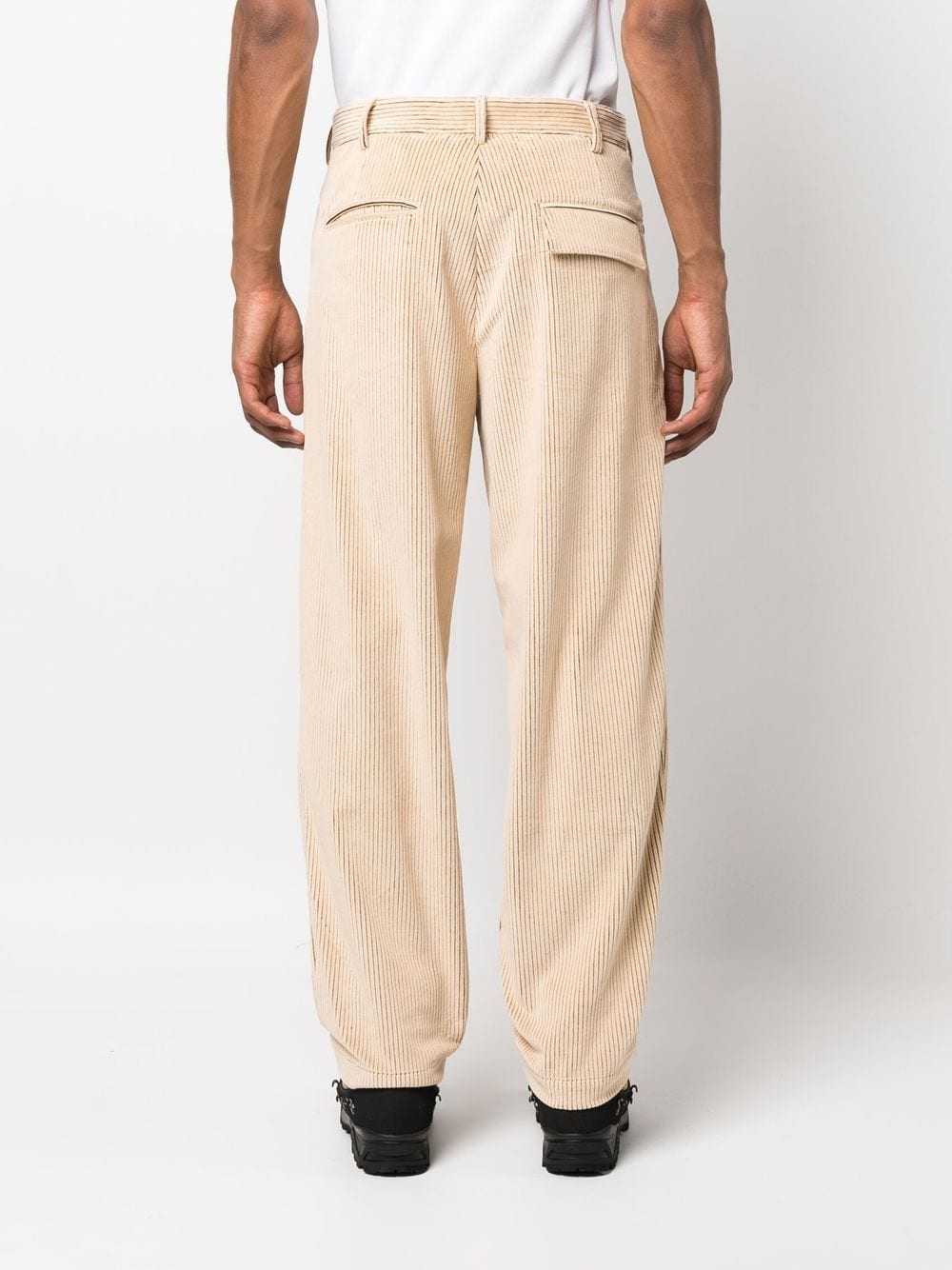 CORDUROY STRAIGHT-LEGGED TROUSERS