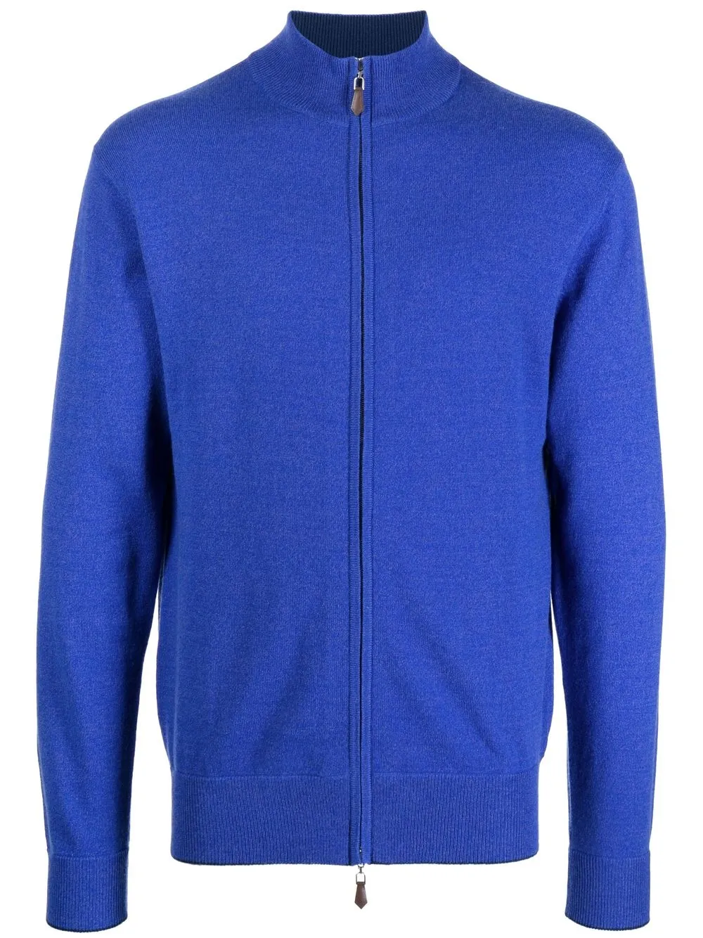 

N.Peal The Knightsbridge zip-up cardigan - Blue