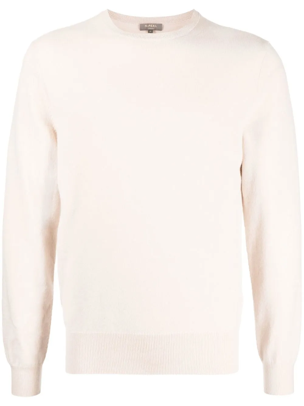 

N.Peal The Oxford round-neck jumper - White