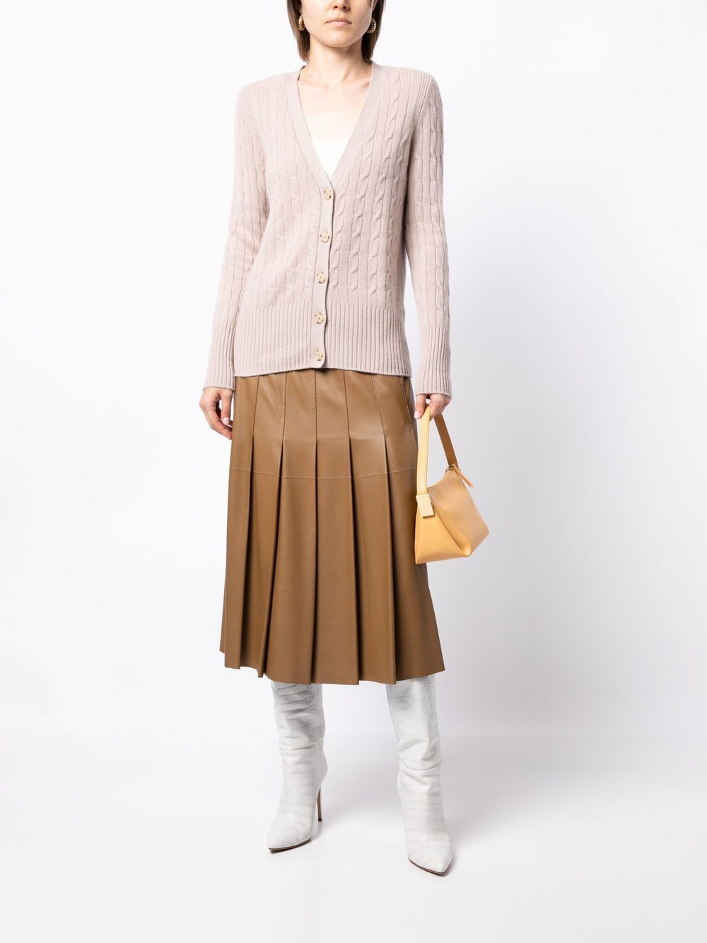 N.Peal Button-down vest - Beige