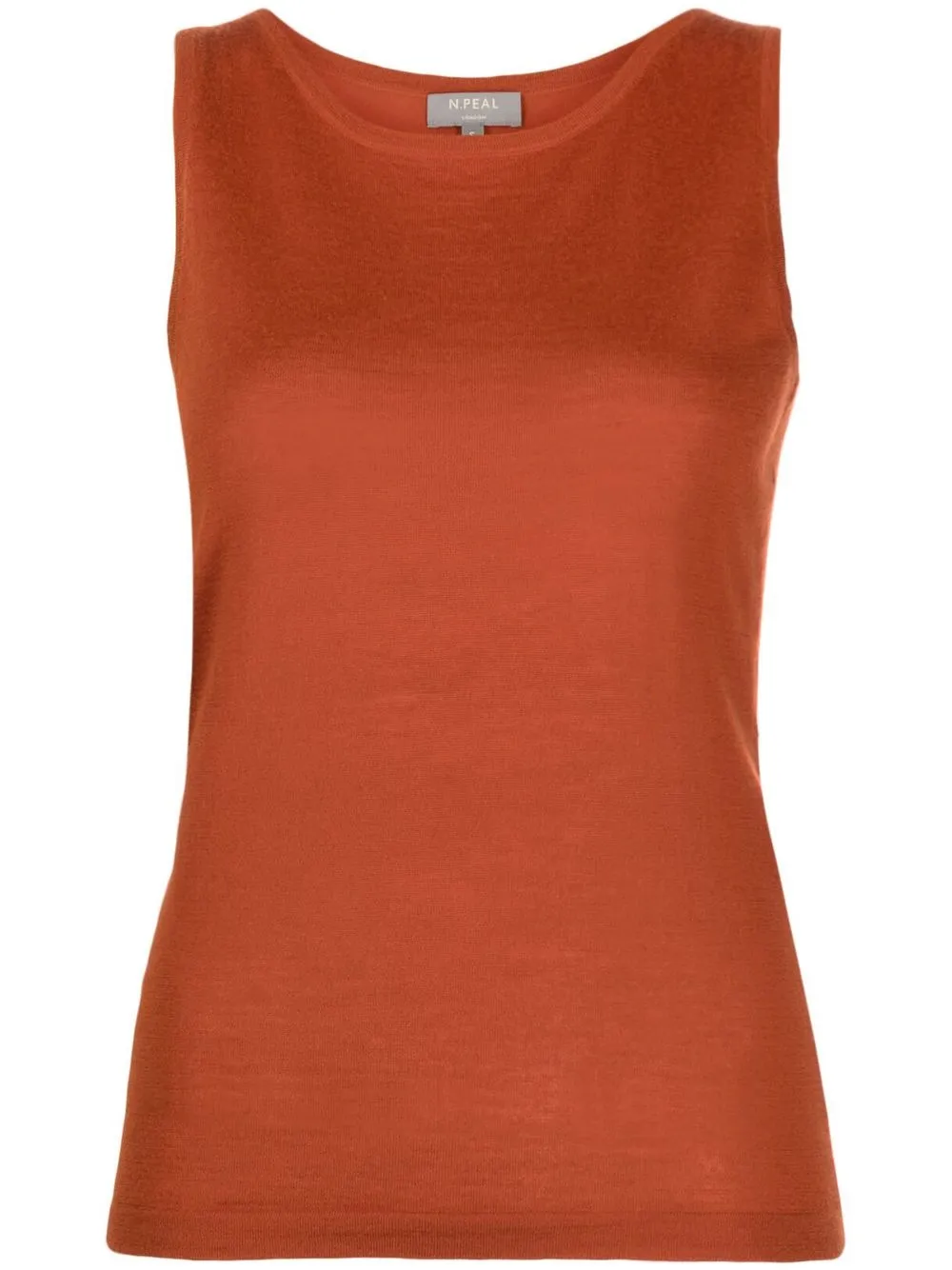 

N.Peal scoop-neck vest top - Orange