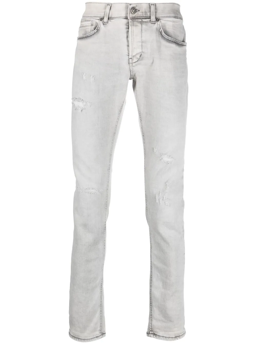 

DONDUP distressed slim-cut jeans - Grey