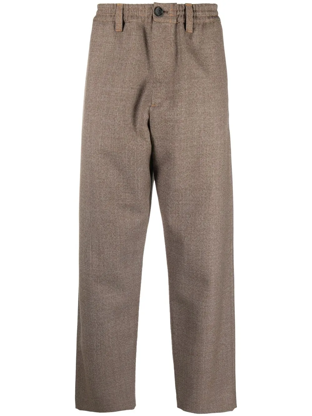 MARNI STRAIGHT-LEG VIRGIN WOOL TROUSERS