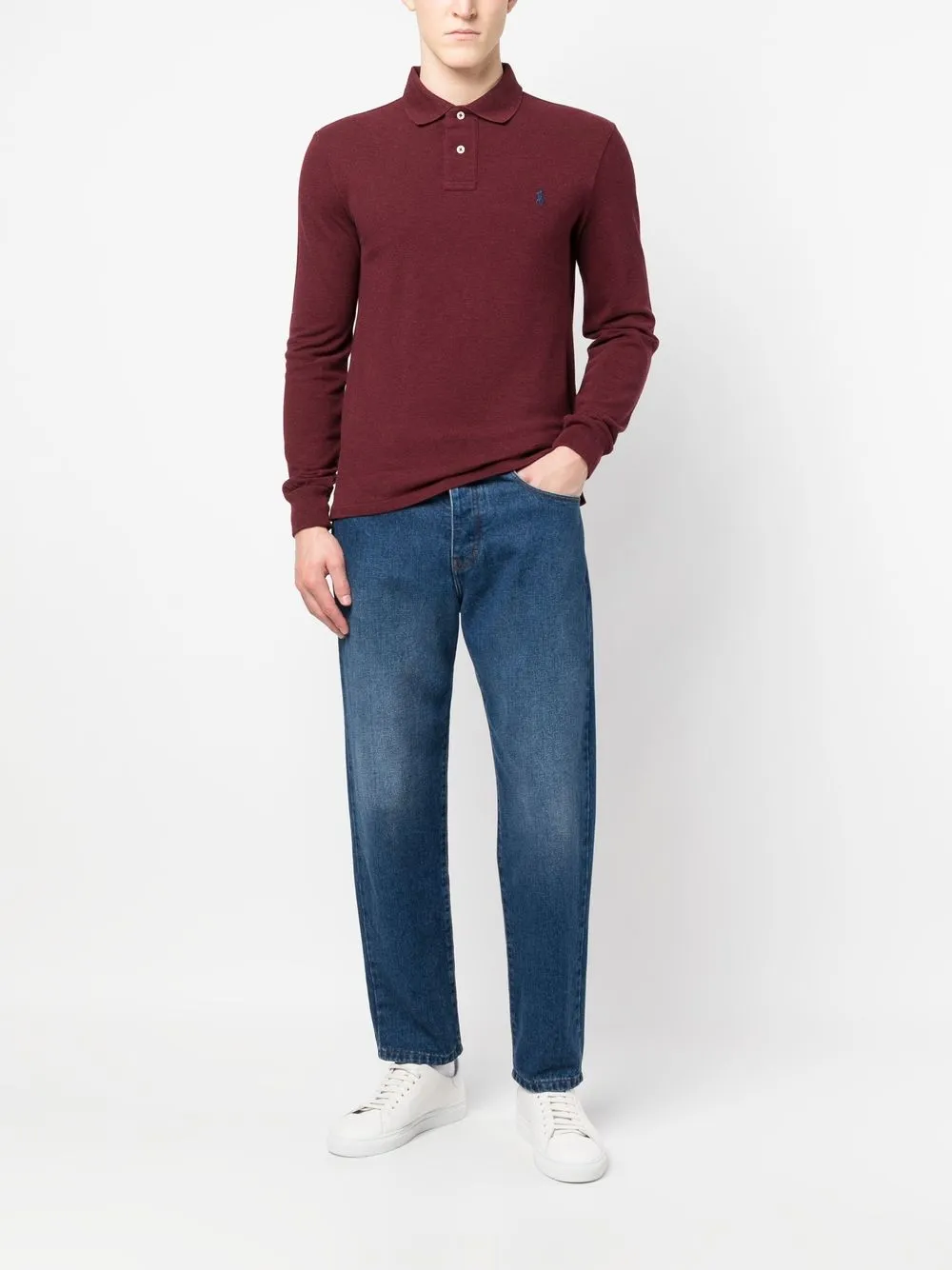 Polo Ralph Lauren Poloshirt met geborduurd logo - Rood