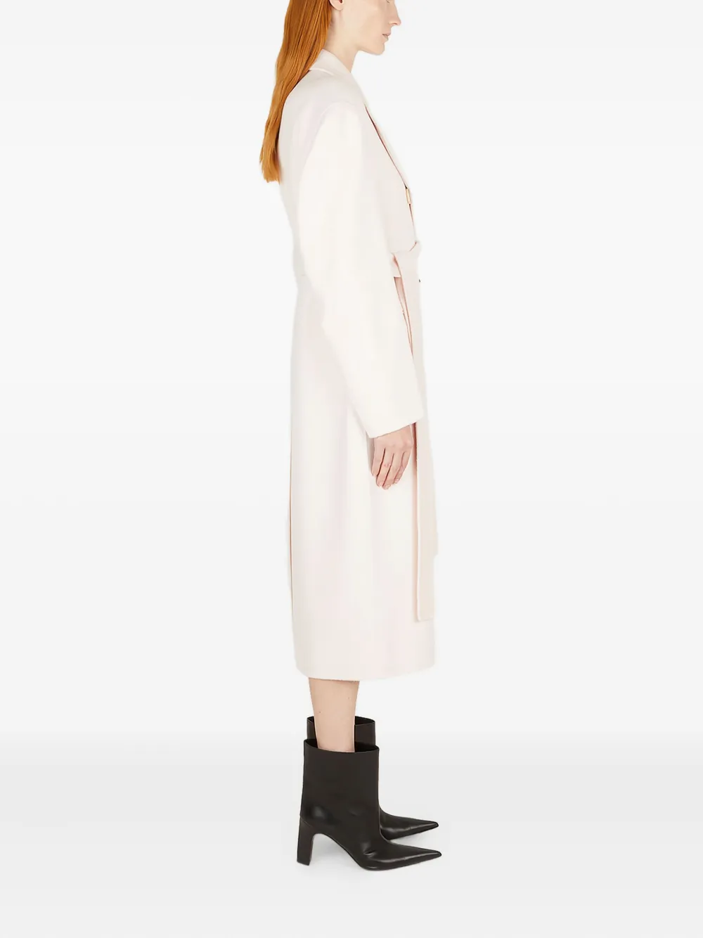 Sportmax belted double-breasted coat Beige