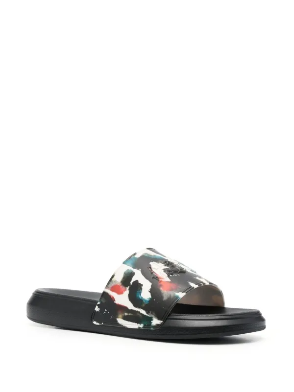 Valentino hot sale camo sliders