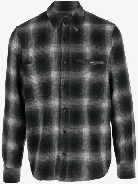 AMIRI chemise imprimée à patch logo