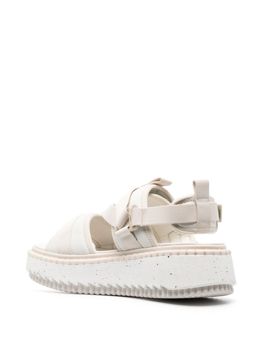 Shop Chloé Lillii Flat Sandal In White