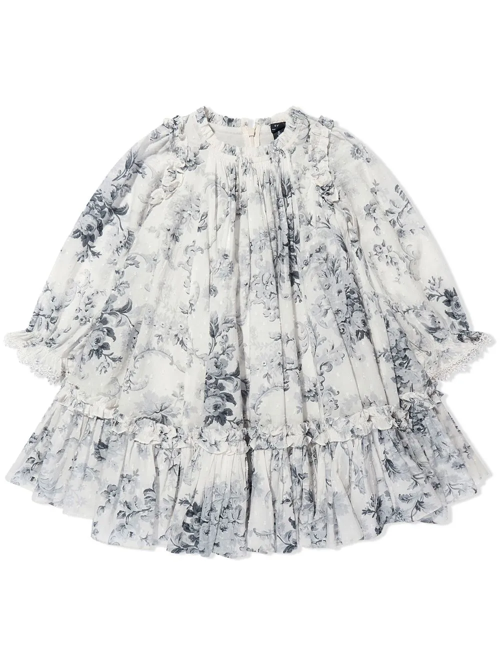 

Needle & Thread floral-print long-sleeve dress - White