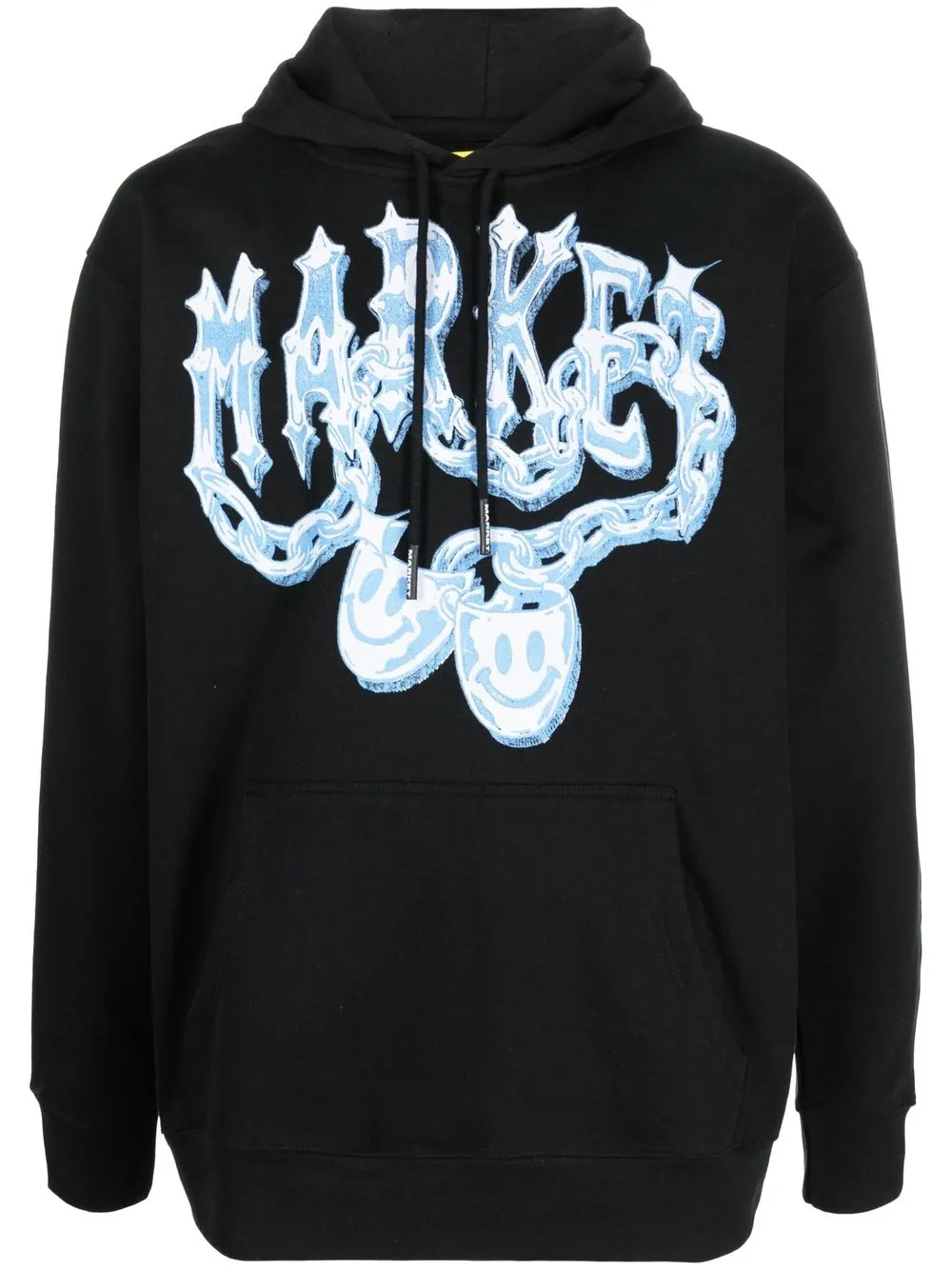 

MARKET graphic logo-print hoodie - Black
