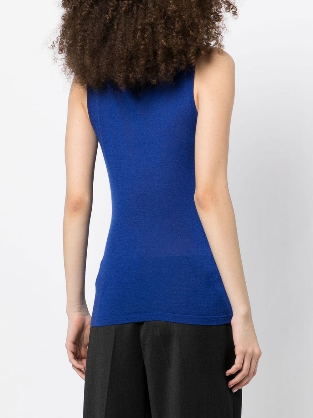 Shop N•peal Scoop Neck Vest Top In Blue