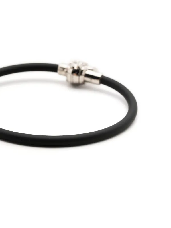 Alexander McQueen skull-stud Tubular Bracelet | Black | FARFETCH