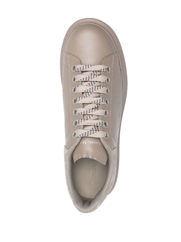 Alexander McQueen Oversized Leather low-top Sneakers - Farfetch