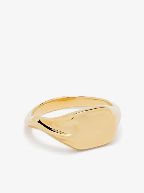 Maria Black Edan sculpted signet ring