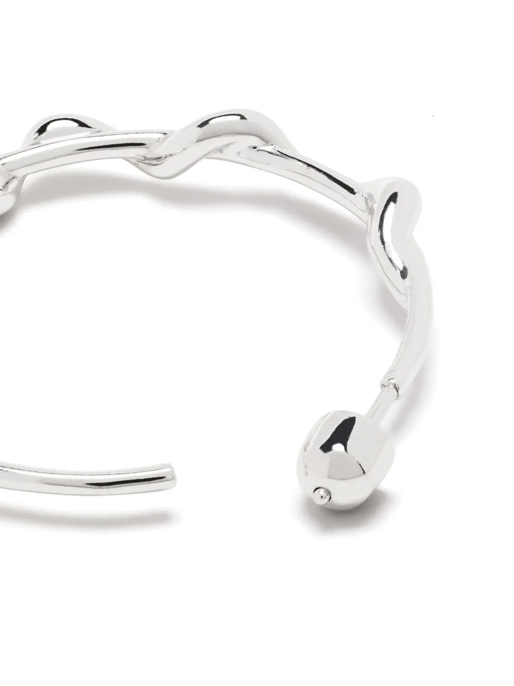 Maria Black Nuri 25 Hoop Earring In 银色
