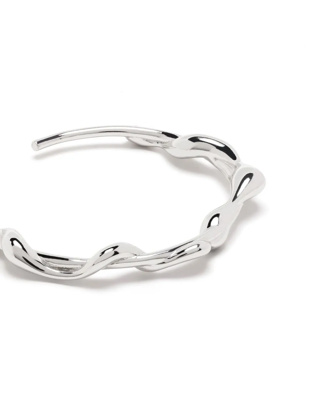 Maria Black Nuri 25 Hoop Earring In 银色