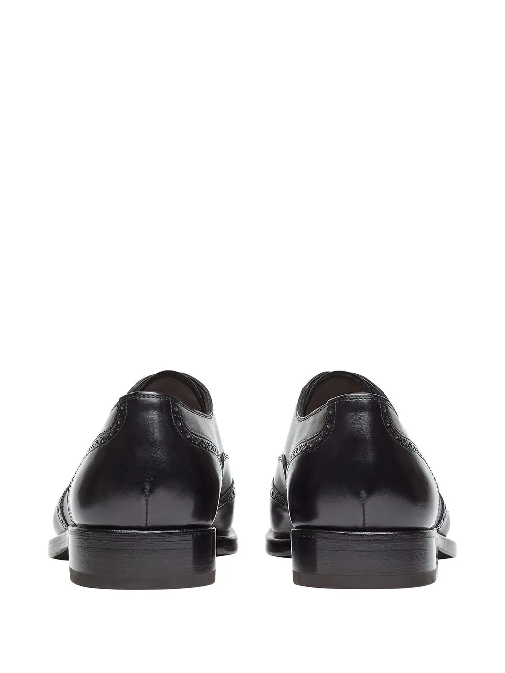 Ferragamo Gancini leren Oxford schoenen Zwart