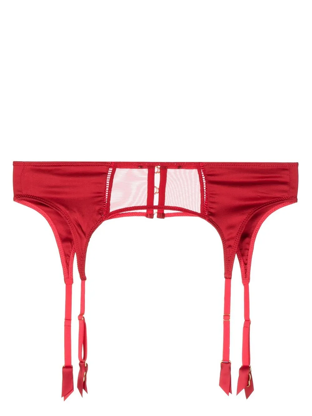 Kiki de Montparnasse Semi-doorzichtige riem - Rood