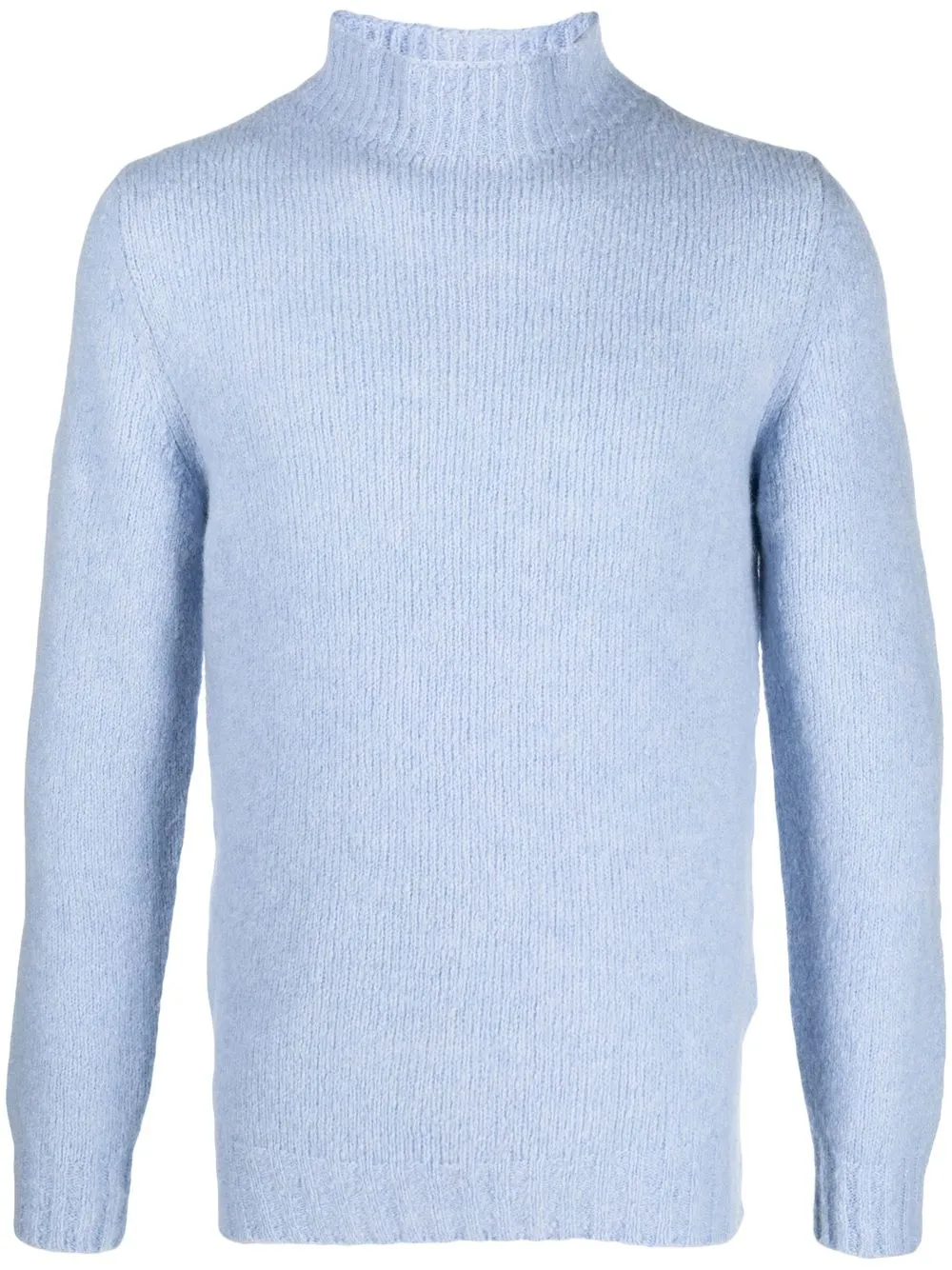 

Fedeli mock-neck knitted jumper - Blue