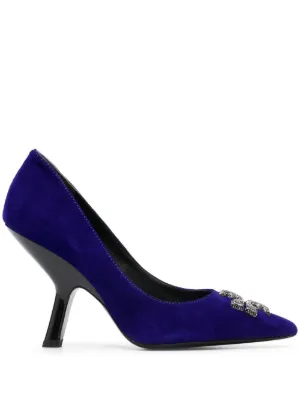 Tory burch deals blue pumps