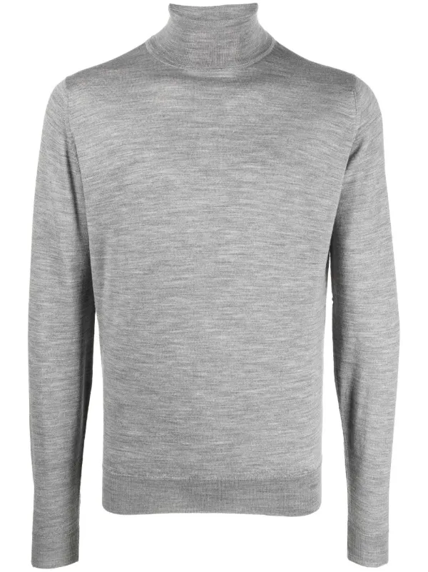 saku様 JOHN SMEDLEY グレー タートルネック セーター saku様JOHN SMEDLEY グレー タートルネック セーター