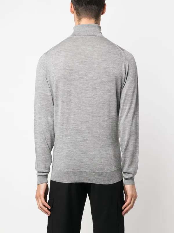 John Smedley roll-neck Knit Jumper | Grey | FARFETCH ZA