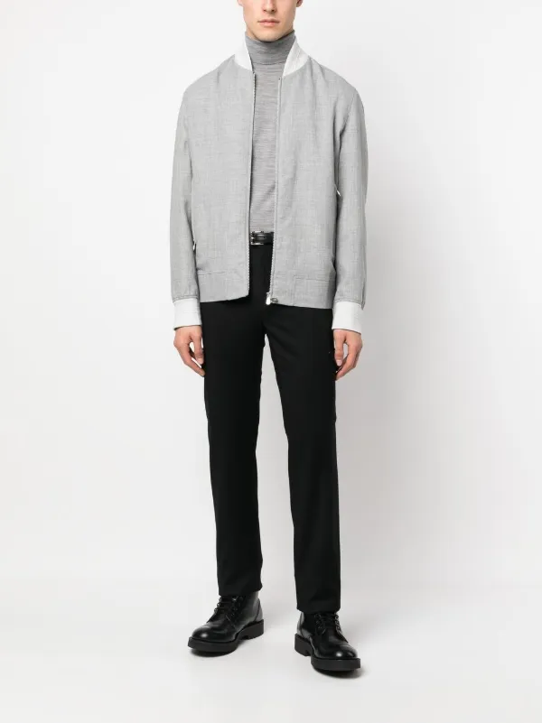 John Smedley roll-neck Knit Jumper | Grey | FARFETCH ZA