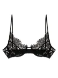 Kiki de Montparnasse beaded lace demi bra - Black