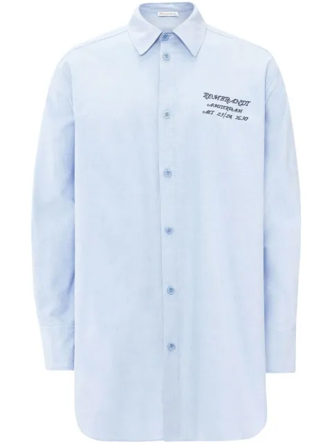 JW Anderson Rembrandt slogan-print shirt