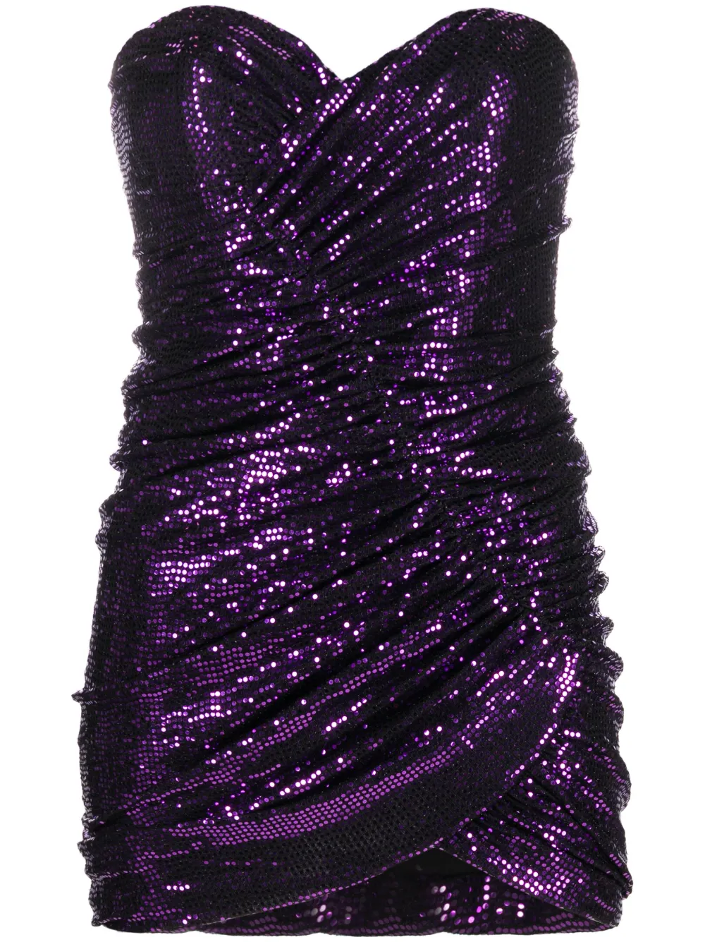 Alexandre Vauthier Sequin-embellished Minidress In Purple ModeSens