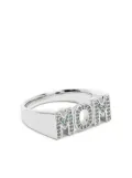 Maria Black Mom crystal-embelished ring - Silver