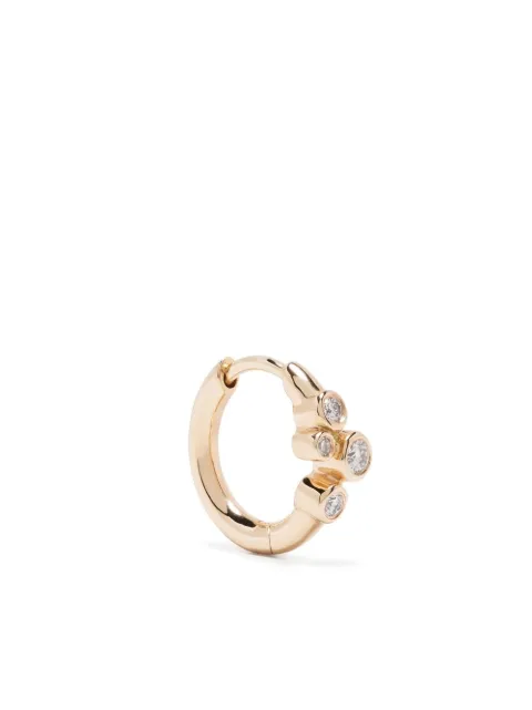 Maria Black 14kt yellow gold Elena Huggie 8 earring