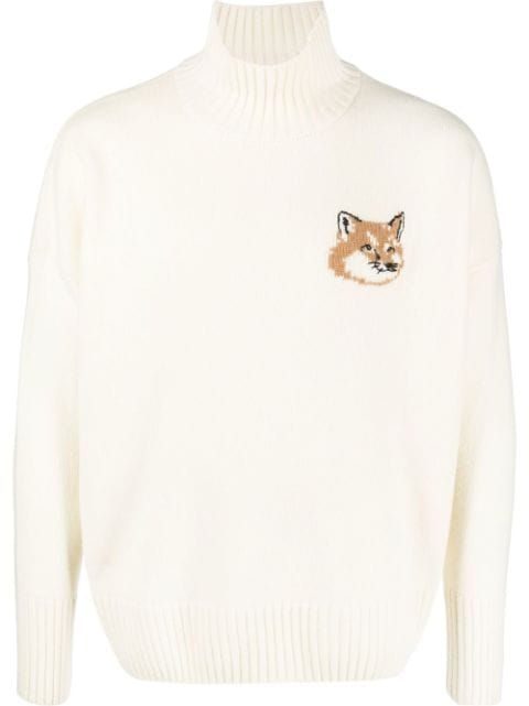 Maison Kitsuné - Fox Head wool jumper