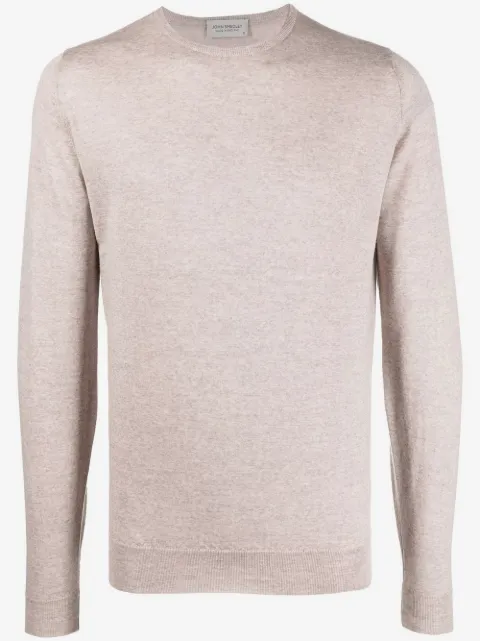 John Smedley round-neck knit jumper