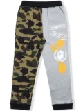 A BATHING APE® 1st Camo BAPE Team emblem track pants - Green