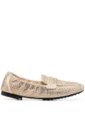 Tory Burch crystal embellished loafers - Neutrals