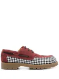 RASSVET two-tone boat shoes - Red