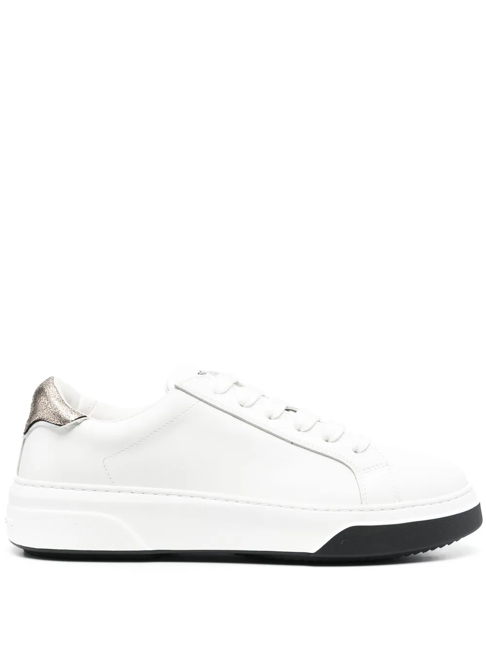 

Dsquared2 tenis bajos con agujetas - Blanco