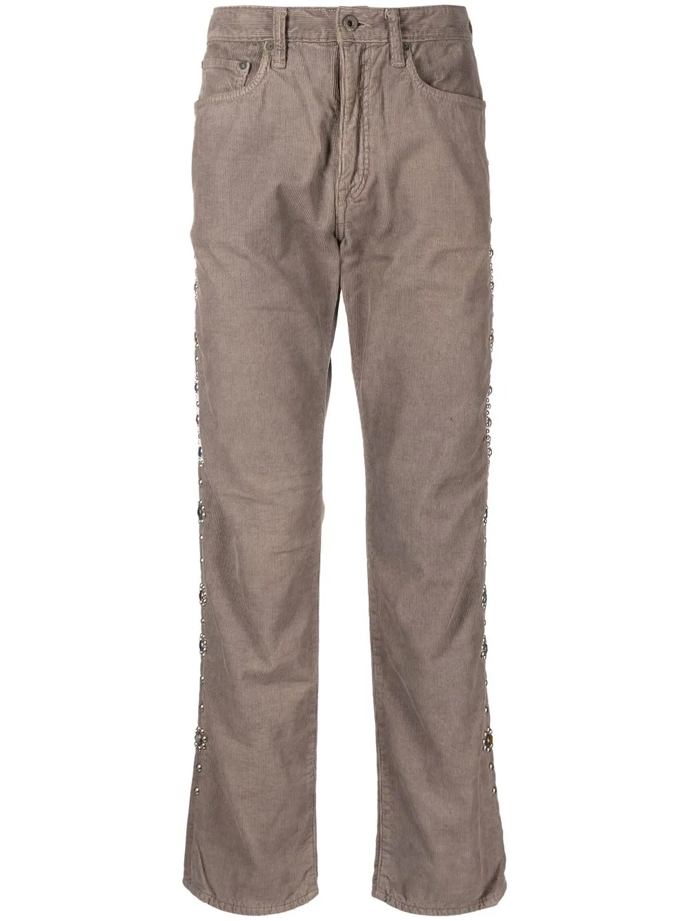 

Kapital Heavy Corduroy Monkey Cisco trousers - Brown