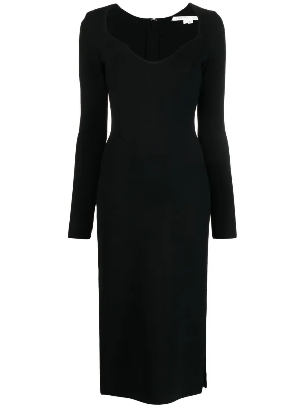 Veronica Beard Imka V-neck Dress in Black