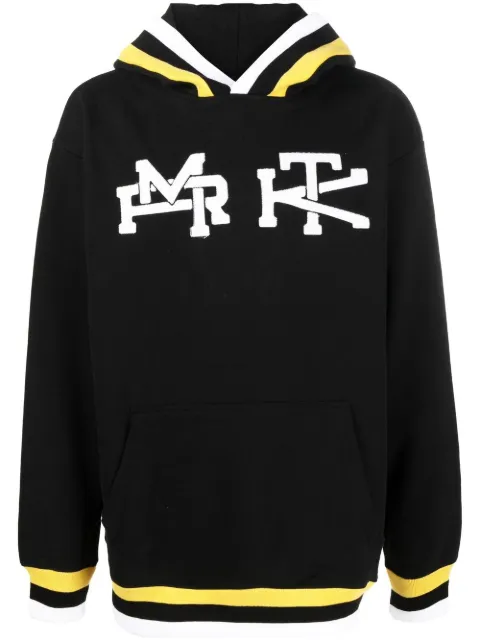 MARKET - twin-tipped logo-print hoodie