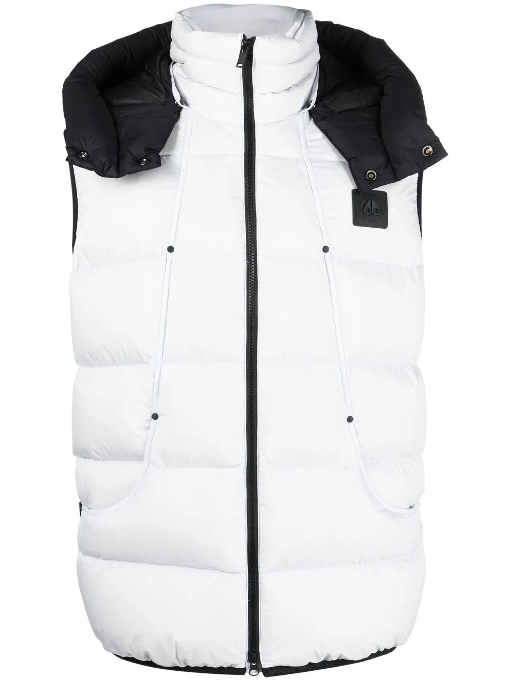 

Moose Knuckles Bushwick padded down gilet - Grey