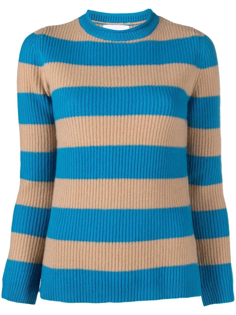 

Chicca Lualdi stripe-print cashmere jumper - Neutrals