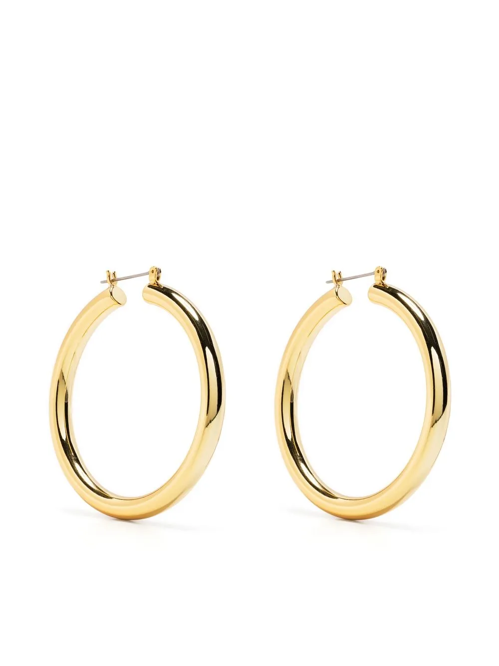 

Luv Aj Amalfi gold-tone tube hoop earrings