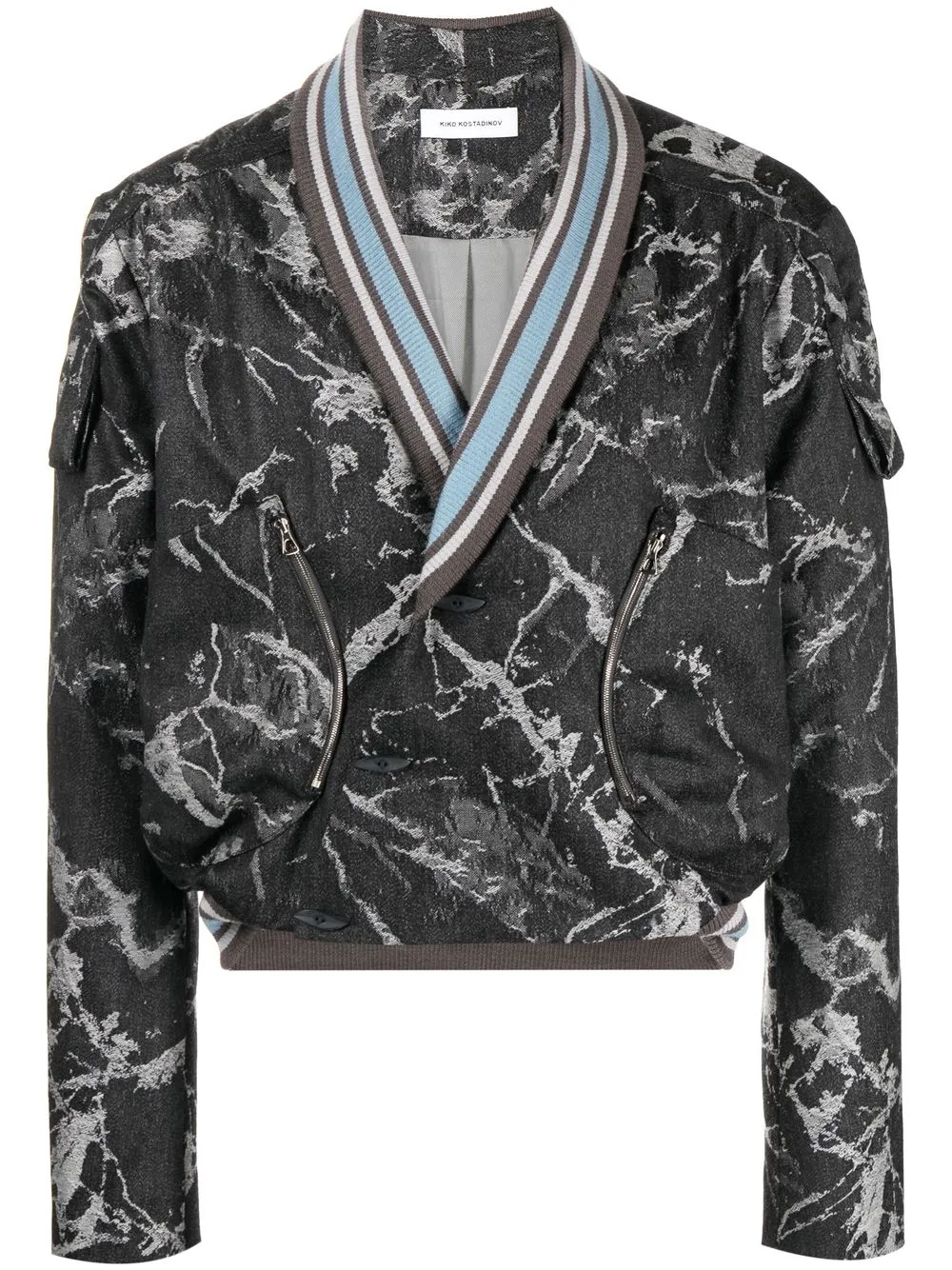 

Kiko Kostadinov cropped cardigan jacket - Black