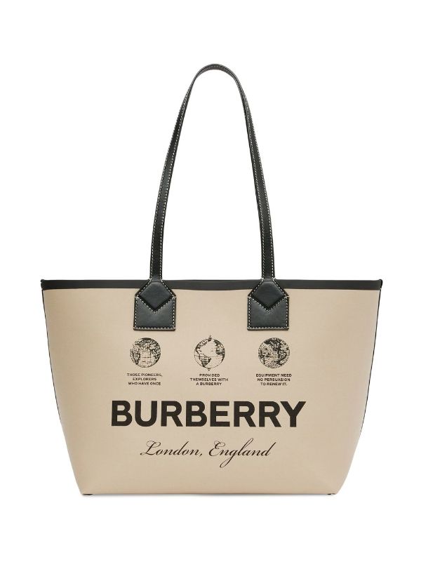 Burberry logo-print Small London Bag - Farfetch