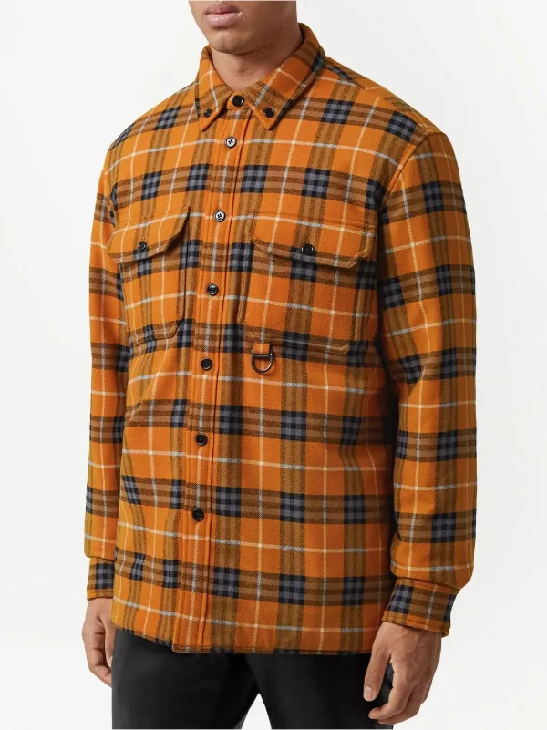 Burberry バーバリー チェック フランネルシャツ - Farfetch Burberry バーバリー チェック フランネルシャツ - Farfetch
